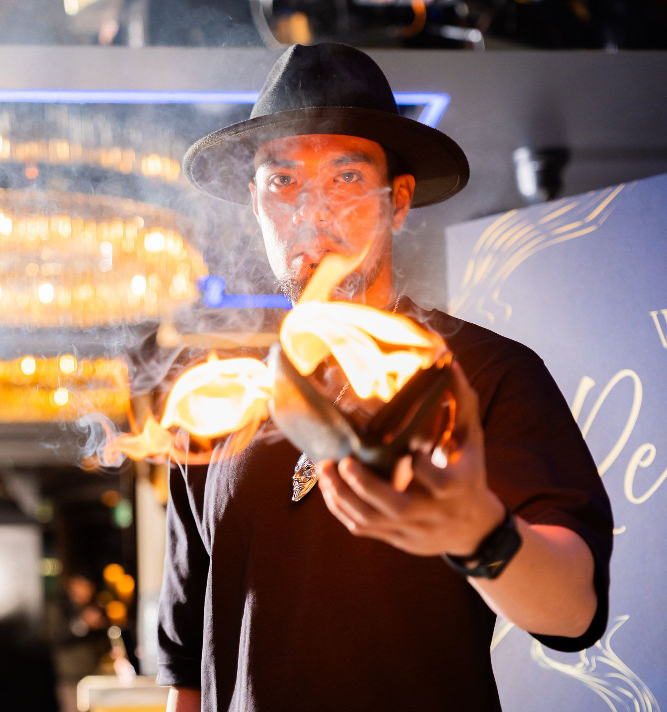 Private Event magician as entertainment at The Farmhouse